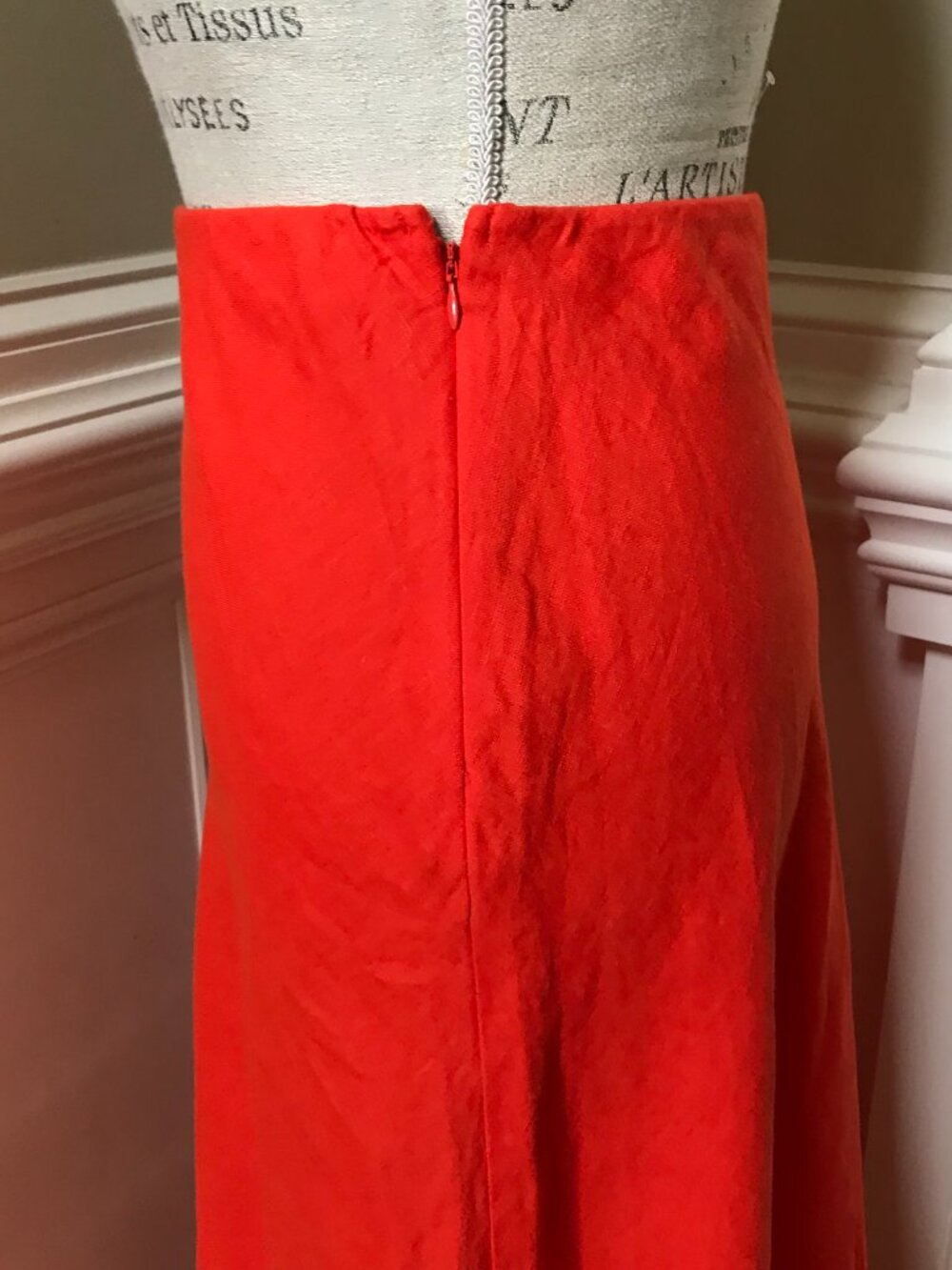 Madewell Bright Red Maxi Skirt - Picture 10 of 13